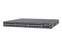HPE 5500-48G-PoE+ SI - Switch - L4 - Administrerad - 48 x 10/100/1000 (PoE) + 4 x kombinations-SFP - rackmonterbar - PoE JG239A#ABB