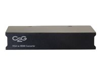 C2G - Videokonverterare - VGA - HDMI - svart 89024