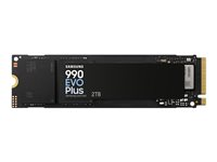 Samsung 990 EVO Plus MZ-V9S2T0 - SSD - krypterat - 2 TB - inbyggd - M.2 2280 - PCIe 5.0 x2 (NVMe) - 256 bitars AES - TCG Opal Encryption 2.0 MZ-V9S2T0BW
