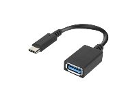 Lenovo - USB-adapter - USB typ A (hona) till USB-C (hane) - USB 3.0 - 5 V - 2 A - 14 cm - för ThinkPad T16 Gen 4 21QN 4X90Q59481