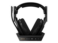 ASTRO A50 + Base Station - For Xbox One - kuuloke + mikrofoni - täysi koko - 2,4 GHz - langaton - sekä ASTRO Wireless XB1 5 GHz Base Station Transmitter/Charging Stand malleihin Xbox One, Xbox One S, Xbox One X 939-001682