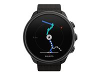 Suunto 9 Baro - Puuhiilenmusta - urheilukello kanssa hihna - nailon - charcoal black ranteen koko: 130-220 mm - Bluetooth - 66.9 g SS050564000
