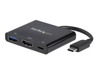Startech USB-C to HDMI Adapter - 4K 30Hz - Thunderbolt 3 Compatible - with Power Delivery (USB PD) - USB C Adapter Converter (CDP2HDUACP) - Dockningsstation - USB-C / Thunderbolt 3 - HDMI CDP2HDUACP