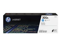 HP 305A - Sinivihreä - alkuperäinen - LaserJet - väriainekasetti (CE411A) malleihin LaserJet Pro 300 M351, 400 M451, MFP M375, MFP M475 CE411A