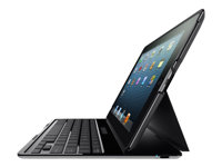 Belkin Ultimate - Tangentbord och foliefodral - trådlös - Bluetooth - svart tangentbord, svart fodral F5L149AYBLK