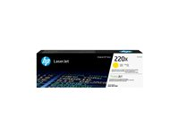 HP 220X - Lång livslängd - gul - original - LaserJet - box - tonerkassett (W2202X) - för Color LaserJet Pro 4201dn, 4201dne, 4201dw, 4201dwe, 4202dn, 4202dw, 4203dw W2202X