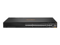 HPE Aruba Networking CX 8100 24x10G SFP+ 4x40/100G QSFP28 Switch - Kytkin - L3 - Hallinnoitu - 24 x 1 Gigabit / 10 Gigabit SFP / SFP+ + 4 x 40 Gigabit QSFP+ / 100 Gigabit QSFP28 - ilmavirtaus edestä taaksepäin - telineeseen asennettava R9W86A#ABB