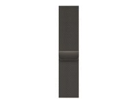 Apple - Slinga för smart klocka - Vanlig storlek - grafit - för Watch Hermès Series 12, SE 3, Series 10, Series 11, Series 12, Ultra 3, Ultra 4 ML773ZM/A