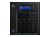 WD My Cloud PR4100 WDBNFA0160KBK - NAS-palvelin - 4 telineet - 16 Tt - HDD 4 Tt x 4 - RAID RAID 0, 1, 5, 10, JBOD - RAM 4 Gt - Gigabit Ethernet WDBNFA0160KBK-EESN