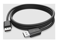 Dell CB325D - DisplayPort-kabel - DisplayPort (hane) till DisplayPort (hane) - DisplayPort 1.4 - 1.8 m - 4K120Hz stöd, 8K60Hz stöd, 5K60Hz stöd, HDR-stöd - svart DELL-CB325D-BK