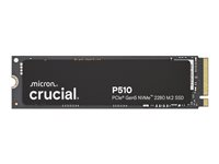 Crucial P510 - SSD - 1 TB - inbyggd - M.2 2280 - PCI Express 5.0 x4 (NVMe) CT1000P510SSD8