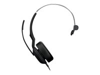 Jabra Evolve2 50 MS Mono - Kuulokkeet + mikrofoni - korvien päällä - langallinen - aktiivinen melunpoisto - USB-C - musta - Zoom-sertifioitu, sertifioitu Microsoft Teamsille, Cisco Webex Certified, Alcatel-Lucent -sertifioitu, Unify-sertifioitu, Microsoft Swift Pair -sertifioitu, Amazon Chime -sertifioitu 25089-899-899