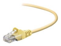 Belkin - Patch-kabel - RJ-45 (hane) till RJ-45 (hane) - 50 cm - UTP - CAT 5e - hakfri - gul - för Omniview SMB 1x16, SMB 1x8; OmniView SMB CAT5 KVM Switch A3L791B50CM-YLS