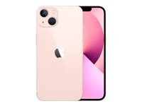 Apple iPhone 13 - 5G smartphone - dual-SIM / Internminne 128 GB - OLED display - 6.1" - 2532 x 1170 pixlar - 2 bakre kameror 12 MP, 12 MP - front camera 12 MP - rosa MLPH3QN/A