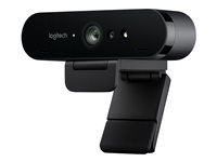 Logitech BRIO - Webbkamera - färg - 4096 x 2160 - ljud - USB 960-001106