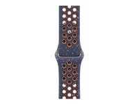 Apple Nike - Band för smart klocka - 42mm - storlek S/M - blue flame MYJW3ZM/A