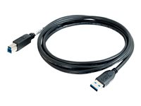 C2G - USB-kaapeli - USB Type A (uros) to USB Type B (uros) - USB 3.0 - 2 m - musta 81681