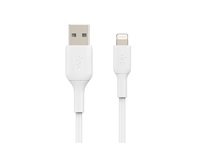 Belkin BOOST CHARGE - Salamakaapeli - Lightning uros to USB uros - 3 m - valkoinen CAA001BT3MWH