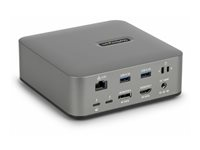 StarTech.com - Dockningsstation - för surfplatta, laptop - USB-C / USB4 / Thunderbolt 3 / Thunderbolt 4 / Thunderbolt 5 / USB-A - HDMI, DP - 1GbE - 180 Watt - TAA-kompatibel - Storbritannien, Europa 215UE-TB5USB4DOCK