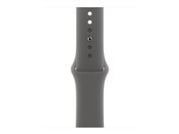 Apple - Band för smart klocka - 42mm - storlek S/M - stone grey - för Watch Hermès Series 12, Hermès Series 9, SE 3, Series 10, Series 11, Series 12, Series 9 MXLG3ZM/A