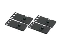 APC - Rackfästen - svart - 1U - 19"/23" (paket om 4) AR8150BLK