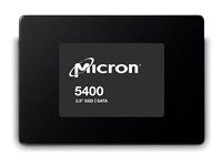 Micron 5400 PRO - SSD - salattu - 7.68 Tt - sisäinen - 2.5" - SATA 6Gb/s - AES 256 bittiä - TCG Opal Encryption 2.0 MTFDDAK7T6TGA-1BC1ZABYYT