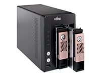 Fujitsu CELVIN NAS Q703 - NAS-server - 2 fack - 2 TB - SATA 3Gb/s - HDD 1 TB x 2 - RAID 0, 1, JBOD - RAM 1 GB - Gigabit Ethernet - iSCSI support S26341-F103-L713
