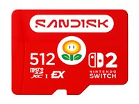 SanDisk - For Nintendo Switch 2 flash-minneskort - 512 GB - UHS-I - microSDXC Express SDSQXFN-512G-GR6ZN