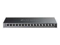 TP-Link JetStream TL-SG2016P V1 - Commutateur - C2+ - Géré - 16 x 10/100/1000 - Montable sur rack, montable en surface SG2016P