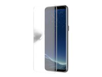 OtterBox Clearly Protected Skin - Skydd för mobiltelefon - svart, transparent - med Alpha glasskärmsskydd - för Samsung Galaxy S8 78-51251