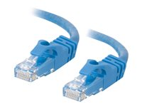 C2G Cat6 Booted Unshielded (UTP) Crossover Patch Cable - Risteytyskaapeli - RJ-45 (uros) to RJ-45 (uros) - 7 m - UTP - CAT 6 - valettu, piikitön, säikeinen - sininen 83528