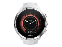 Suunto 9 Baro - Valkoinen - urheilukello kanssa hihna - silikoni - valkoinen ranteen koko: 130-220 mm - Bluetooth - 81 g SS050021000