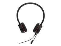 Jabra Evolve 20SE MS stereo - Special Edition - kuulokkeet + mikrofoni - korvien päällä - langallinen - USB-C - melua vaimentava - Sertifioitu Skype for Businessille 4999-823-389