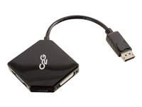 C2G DisplayPort to HDMI, VGA, DVI Adapter Converter - M/F - Videomuunnin - DVI, HDMI, VGA - DVI, HDMI, VGA - musta 54340