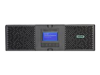 HPE UPS R6000 G2 - UPS (telineasennettava) - Vaihtovirta 230 V - 5.4 kW - 6000 VA - Ethernet 10/100/1000 - lähtöliittimet: 8 - 3U - Kansainvälinen Q7G11A