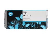HP 738 - 300 ml - svart - original - DesignJet - bläckpatron - för DesignJet T950, XT950 498N8A