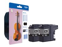 Brother LC127XLBKBP2 - 2-pack - superlång livslängd - svart - original - blister - bläckpatron - för Brother DCP-J4110DW LC127XLBKBP2