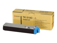 Kyocera TK 510C - Cyan - original - tonersats - för FS-C5020, C5025, C5030 1T02F3CEU0