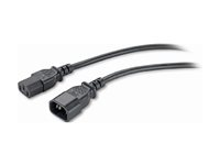 APC - Strömkabel - power IEC 60320 C13 till IEC 60320 C14 - 2.4 m - svart - för P/N: SCL500RMI1U, SCL500RMI1UC, SCL500RMI1UNC, SMTL1500RMI3UC, SMTL750RMI2UC AP9870