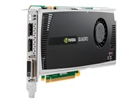 NVIDIA Quadro - Grafikkort - Quadro 4000 - 2 GB GDDR5 - PCIe 2.0 x16 - DVI, 2 x DisplayPort - Smart Buy - för Workstation z210 (CMT), z400, z600, z800 WS095ET