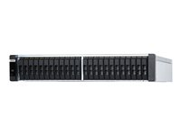QNAP ES2486dc - NAS-server - 24 fack - kan monteras i rack - SAS 12Gb/s - RAID 0, 1, 5, 6, 10, 50, JBOD, 60, RAID TP - RAM 96 GB - Gigabit Ethernet / 10 Gigabit Ethernet - iSCSI support - 2U ES2486DC-2142IT-96G
