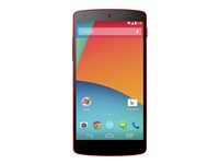 Google Nexus 5 - 4G pekskärmsmobil - RAM 2 GB / Internminne 16 GB - LCD-skärm - 4.95" - 1920 x 1080 pixlar - rear camera 8 MP - röd LGD821.ANEURD