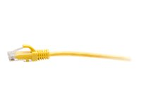C2G 5ft (1.5m) Cat6a Snagless Unshielded (UTP) Slim Ethernet Network Patch Cable - Yellow - Kytkentäkaapeli - RJ-45 (uros) to RJ-45 (uros) - 1.5 m - 4.8 mm - UTP - CAT 6a - valettu, piikitön - keltainen C2G30169