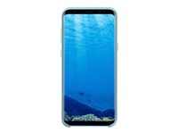 Samsung Silicone Cover EF-PG955 - Skydd för mobiltelefon - silikon - blå - för Galaxy S8+ EF-PG955TLEGWW