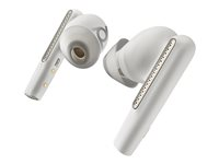 HP Poly Voyager Free 60 UC - True wireless-hörlurar med mikrofon - inuti örat - Bluetooth - aktiv brusradering - USB-A via Bluetooth-adapter - sandvit - Zoomcertifierad 7Y8L3AA