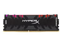 HyperX Predator RGB - DDR4 - pakkaus - 32 Gt: 2 x 16 Gt - DIMM 288 nastaa - 3600 MHz / PC4-28800 - CL17 - 1.35 V - puskuroimaton - non-ECC - musta HX436C17PB3AK2/32