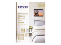 Epson Premium Glossy Photo Paper - Kiiltävä - hartsipinnoite - Rulla (111,8 cm x 30,5 m) - 165 g/m² - 1 rulla (rullat) valokuvapaperi malleihin Stylus Pro 11880, Pro 98XX; SureColor SC-P10000, P20000, P8000, P9000, P9500, T7000, T7200 C13S041392