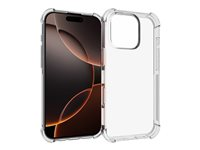 Insmat - Baksidesskydd för mobiltelefon - termoplastisk polyuretan (TPU) - klar - för Apple iPhone 16 Pro 650-1285
