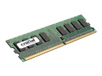 Crucial - DDR2 - modul - 2 GB - DIMM 240-pin - 667 MHz / PC2-5300 - CL5 - 1.8 V - ej buffrad - icke ECC CT25664AA667