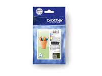 Brother LC3217 Value Pack - 4-pack - svart, gul, cyan, magenta - original - bläckpatron - för Brother MFC-J5335DW, MFC-J5730DW, MFC-J5930DW, MFC-J6935DW LC3217VALDR